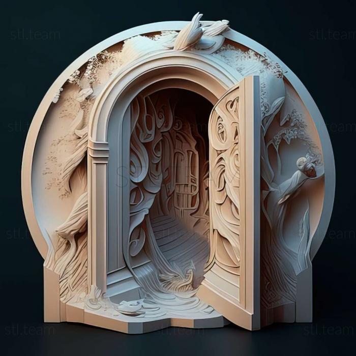 3D model The White Door game (STL)